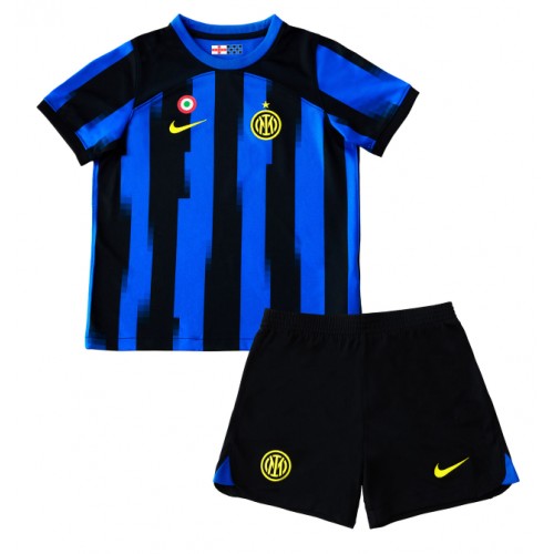 Inter Milan Hjemmedraktsett Barn 2023-24 Kortermet (+ Korte bukser)